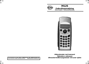 Mode d’emploi Elro M125 Mètre de distance au laser