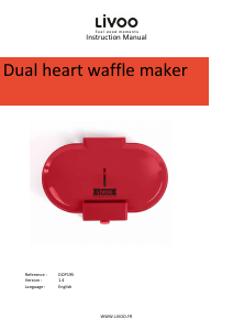 Manual Livoo DOP195 Waffle Maker