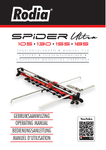 Handleiding Rodia Spider Ultra 105 Tegelsnijder