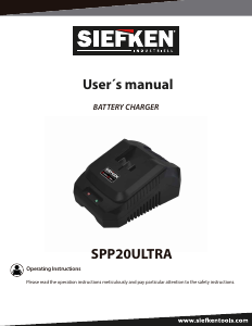 Handleiding Siefken SSP20ULTRA Batterijlader
