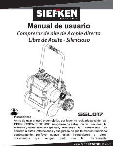 Manual de uso Siefken SSL017 Compresor