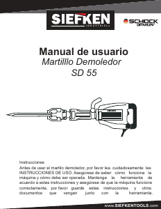 Manual de uso Siefken SD55 Martillo de demolición