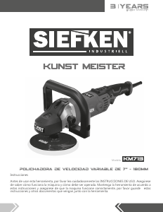 Manual Siefken KM713 Polisher