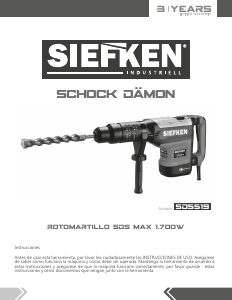 Manual de uso Siefken SD5519 Martillo perforador