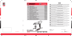 Instrukcja Sparky BBK3 1500 Wiertnica diamentowa