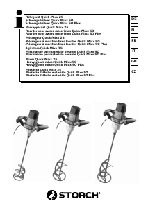 Manuale Storch Quick Mixx 25 Miscelatore per cemento