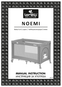 Handleiding Lorelli Noemi 1 Babybed