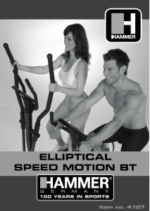 Handleiding Hammer Speed Motion BT Crosstrainer