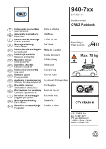 Instrukcja Cruz Paddock 400GM Box dachowy