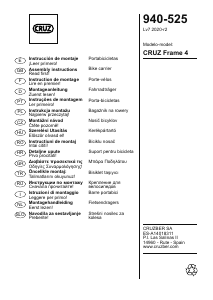 Manual Cruz Frame 4 Bicycle Carrier