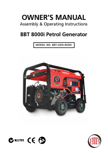 Handleiding BBT BBT-GEN-8000i Generator