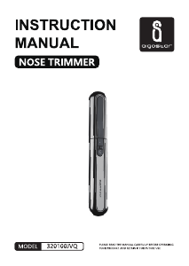 Manual Aigostar 320100JVQ Nose Hair Trimmer