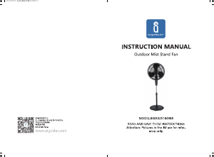 Mode d’emploi Aigostar 8433325184988 Ventilateur