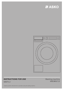 Manual Asko W6098X.S2 Washing Machine
