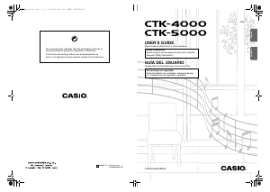 Manual de uso Casio CTK-4000 Teclado digital