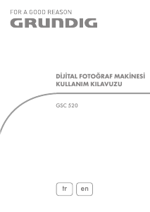 Kullanım kılavuzu Grundig GSC 520 Dijital kamera