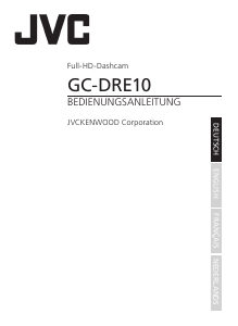 Handleiding JVC GC-DRE10 Actiecamera