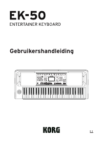 Handleiding Korg EK-50 Keyboard