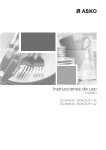 Manual de uso Asko OCS8483S Horno