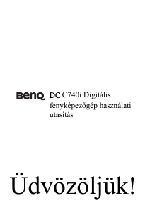 Használati útmutató BenQ DC C740i Digitális fényképezőgép