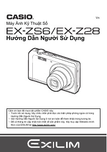 Hướng dẫn sử dụng Casio EX-Z28 Máy ảnh kỹ thuật số