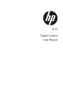 Manual HP s510 Digital Camera