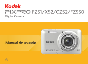 Manual de uso Kodak PixPro FZS50 Cámara digital