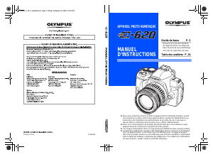 Mode d’emploi Olympus E-620 Appareil photo numérique