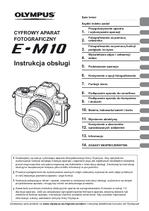 Instrukcja Olympus E-M10 Aparat cyfrowy