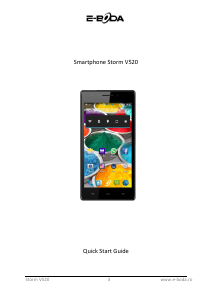 Manual E-Boda V520 Storm Mobile Phone