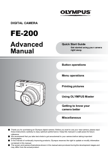 Manual Olympus FE-200 Digital Camera