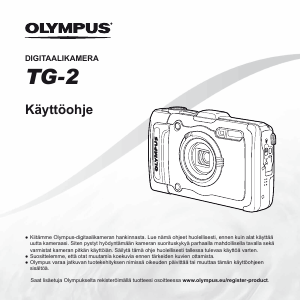 Käyttöohje Olympus TG-2 Digitaalikamera