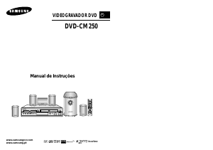 Manual Samsung DVD-CM250 Combinação DVD-vídeo