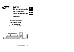 Bruksanvisning Samsung DVD-CM350 DVD-Video Kombination