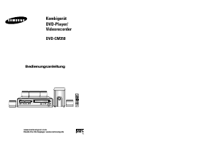 Bedienungsanleitung Samsung DVD-CM350 DVD-video Kombination