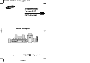 Mode d’emploi Samsung DVD-CM500 Combi DVD-vidéo