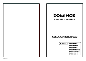 Kullanım kılavuzu Dominox DPFI 1 GAV TC C Ocak