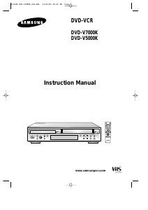 Manual Samsung DVD-V5000K DVD-Video Combination