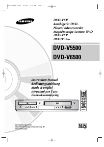 Bedienungsanleitung Samsung DVD-V5500 DVD-video Kombination
