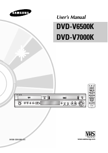 Manual Samsung DVD-V6500K DVD-Video Combination