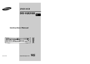 Handleiding Samsung DVD-V65K DVD-Video combinatie