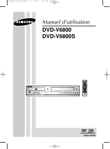 Manuale Samsung DVD-V6800 Combinazione DVD-Video