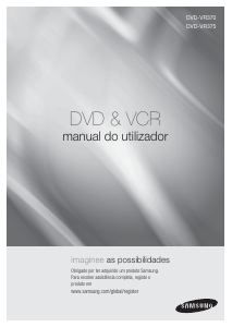 Manual Samsung DVD-VR370 Combinação DVD-vídeo