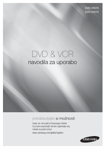 Priročnik Samsung DVD-VR370 DVD-video predvajalnik