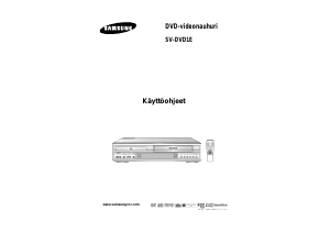 Käyttöohje Samsung SV-DVD1 DVD-videosoitin
