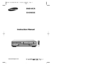 Manual Samsung SV-DVD1EA DVD-Video Combination