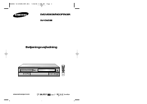 Brugsanvisning Samsung SV-DVD3EV DVD-Video kombination