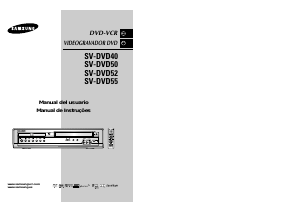 Manual de uso Samsung SV-DVD50 Reproductor DVD-Vídeo