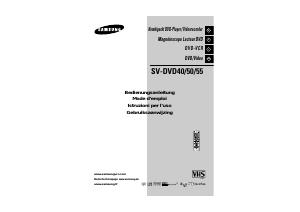 Manuale Samsung SV-DVD55 Combinazione DVD-Video