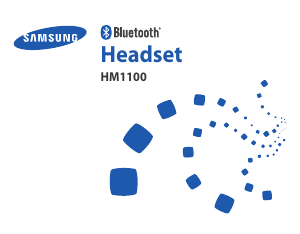 Kasutusjuhend Samsung BHM1100 Peakomplekt